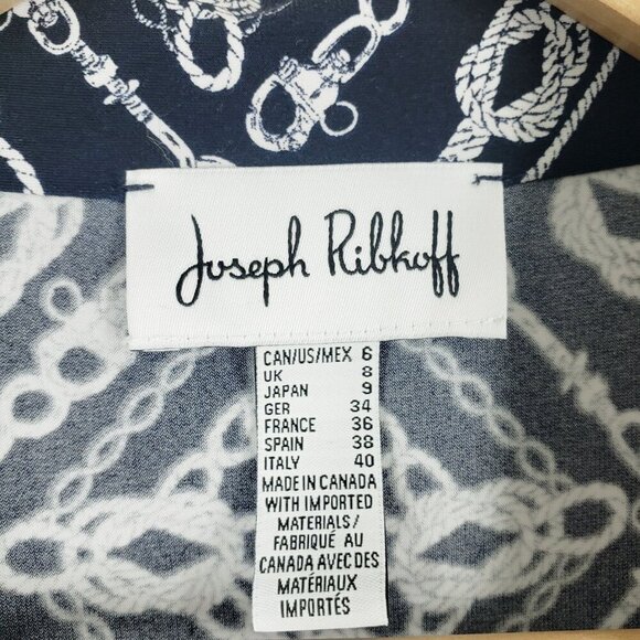 Joseph Ribkoff Dress Sleeveless Front Zipper Women's‎ Size 6 - Picture 6 of 9